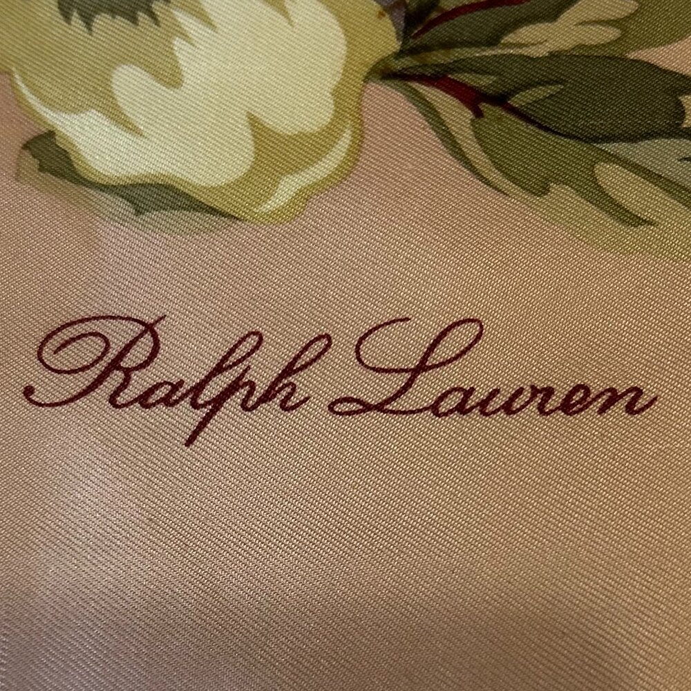 Vintage Ralph Lauren silk scarf